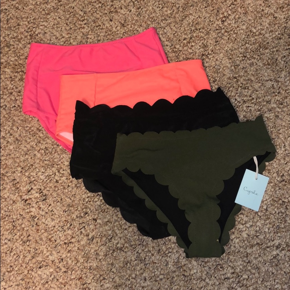 HIGH WAISTED SWIMSUIT BOTTOMS
